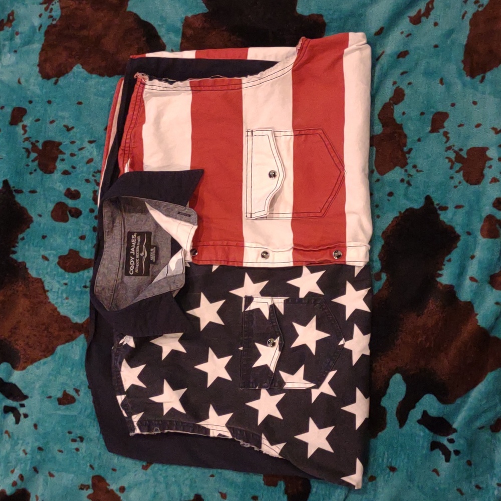 Cody James Patriotic Sleeveless Shirt